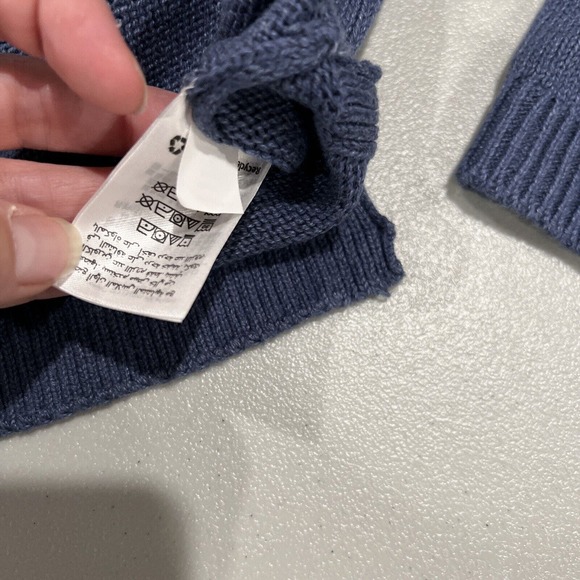 Karen Scott Sweater Women Medium Blue Preppy Casual Capsule - Picture 11 of 12